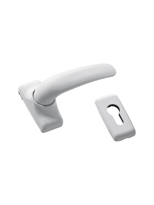 Domus 6150 Espag Window Pair with Rosette White