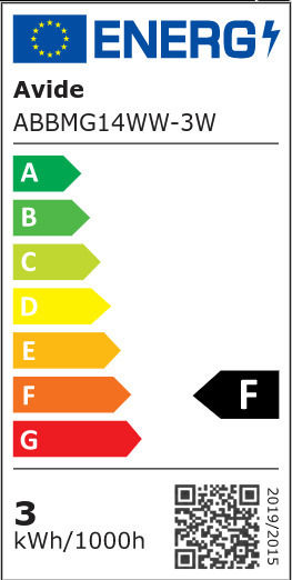 Avide ABBMG14WW-3W Λάμπα LED 3W για Ντουί E14 και Σχήμα G45 Θερμό Λευκό 255lm