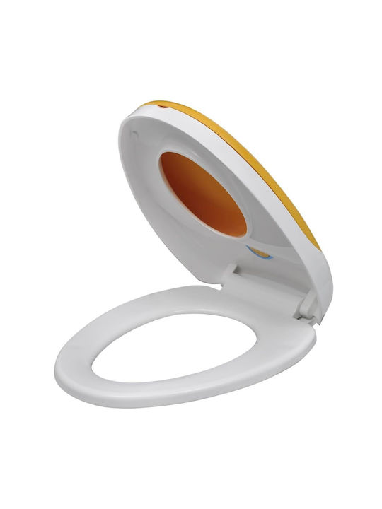 vidaXL Toilet Seat Soft Close Plastic 48.5x36.5cm White