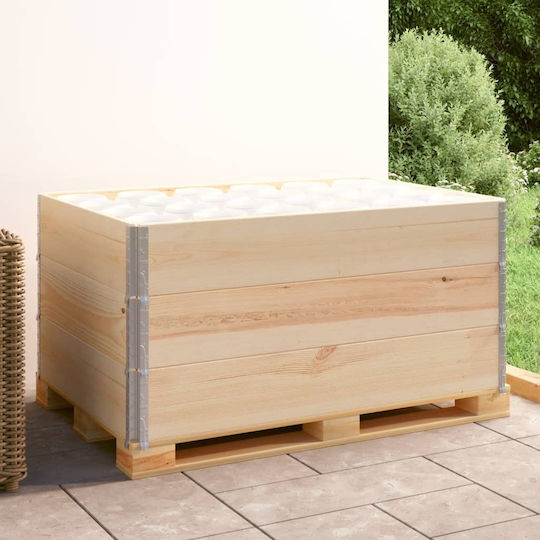 vidaXL Κολάρα Παλέτας 80x120x19εκ. 3τμχ