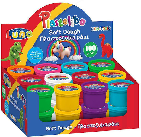 Luna 1 Plastilinas of Plasticine for 3+ Years Fuchsia