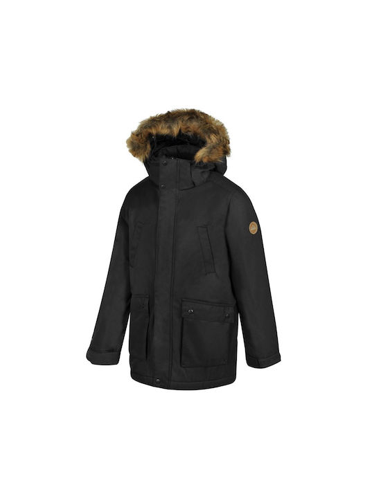 Mc Kinley Kids Parka Long Hooded Black Macy