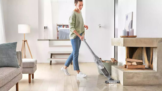 Bosch Rechargeable 2 in 1 Stick & Handheld Vacuum 21.6V Silver BCH3K2301