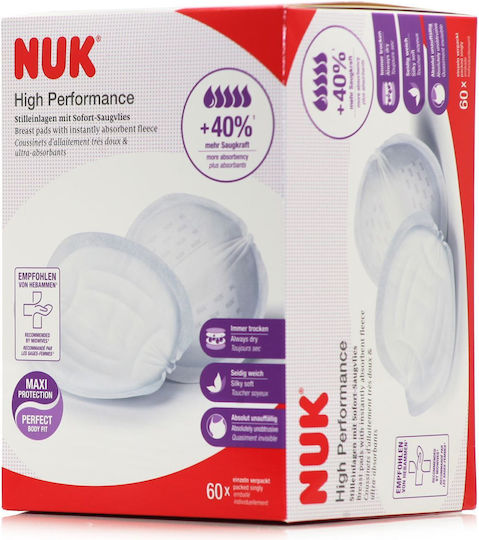 Nuk High Performance Επιθέματα Στήθους 60τμχ