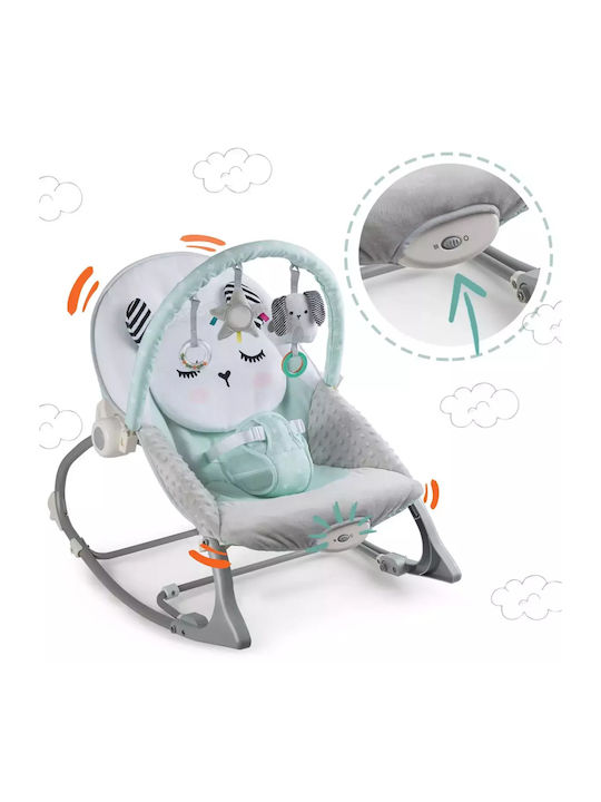 Ricokids Elektrisch Baby Relax mit Vibration Mint für Kind bis 9kg