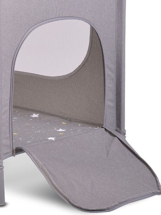 Cangaroo Once Upon A Time Playpen 2 Levels with Mattress Gray 125x62cm