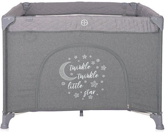 Lorelli Happy Game Zone Cool Park with Mattress Grey Star 100x100cm