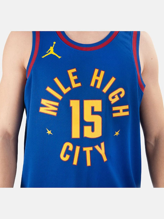 Denver Nuggets Nikola Jokic Ανδρική Φανέλα Εμφάνισης Μπάσκετ