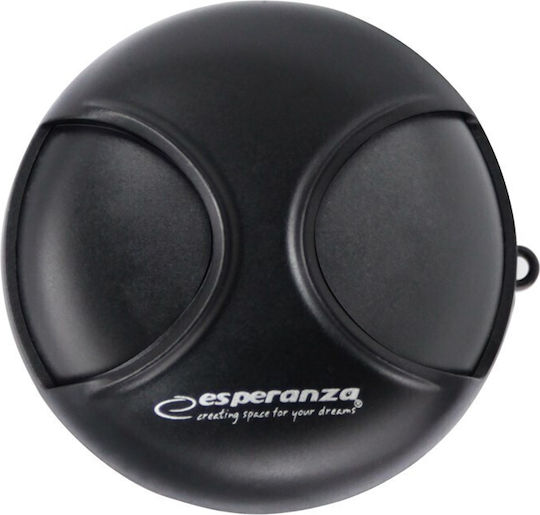 Esperanza EH228K In-ear Bluetooth Handsfree Căști cu Carcasă de Încărcare Negru
