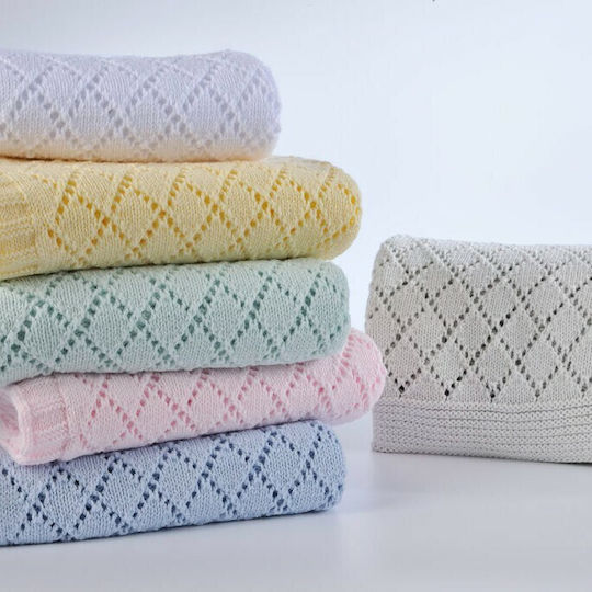Down Town Home Blanket Nursery Swaddling Blankets 227 Knitted Pink 75x105cm