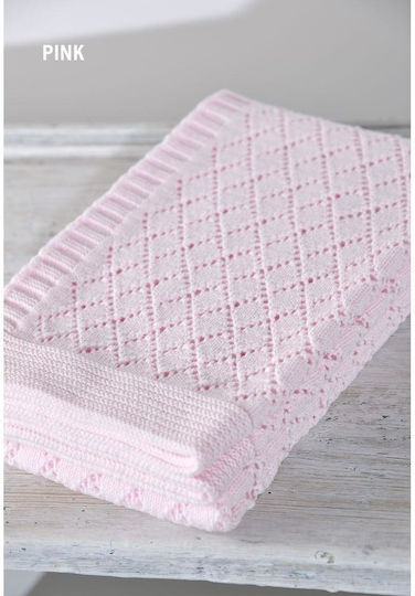 Down Town Home Blanket Nursery Swaddling Blankets 227 Knitted Pink 75x105cm