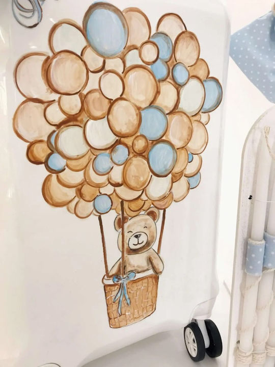 Έλενα Μανάκου Ballon Bear Βαπτιστικό Πακέτο με Θέμα Αερόστατο