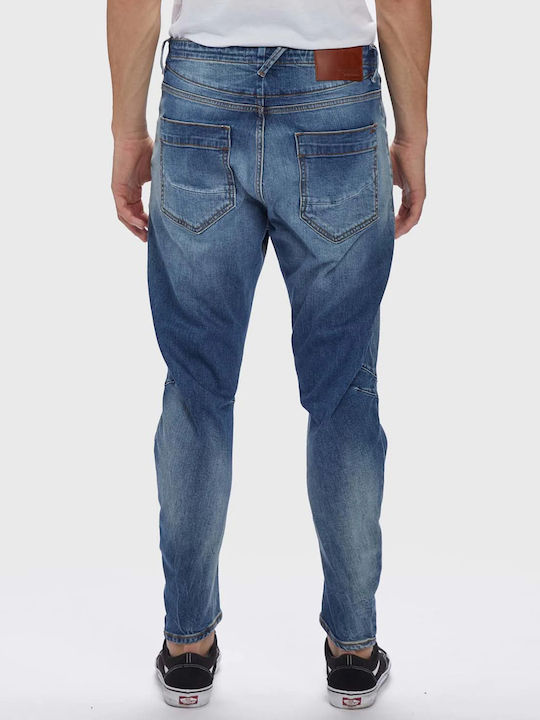 Gabba Herren Jeanshose in Baggy Linie Blau