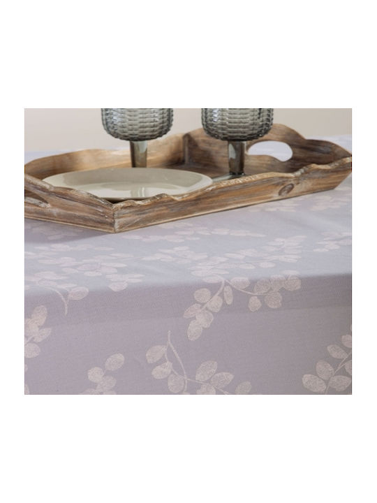 Nef-Nef Polyester Tablecloth Gray 140x240cm