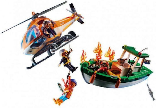 Playmobil Fire Company-Rescue at Sea for 6+ years old years old