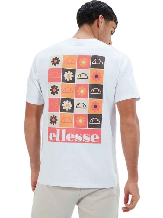 Ellesse T-shirt Bărbătesc cu Mânecă Scurtă Alb