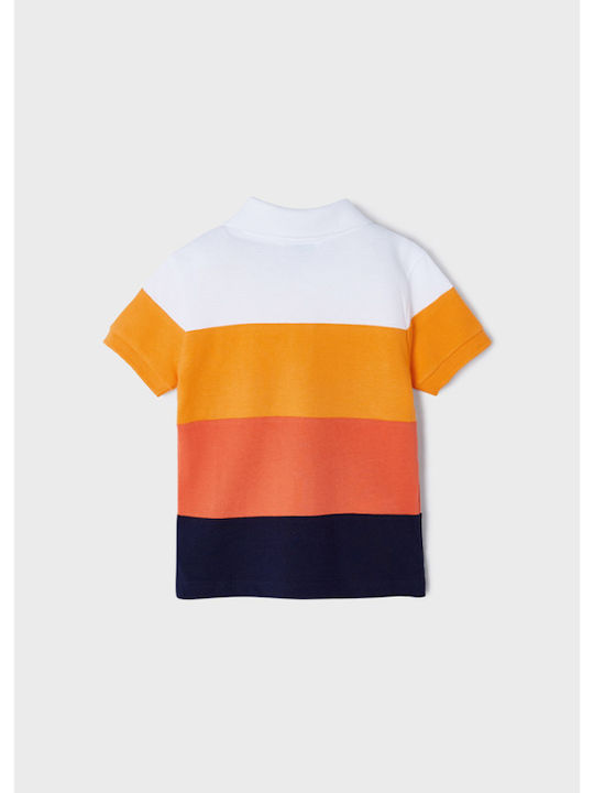 Mayoral Kids Polo Short Sleeve Orange