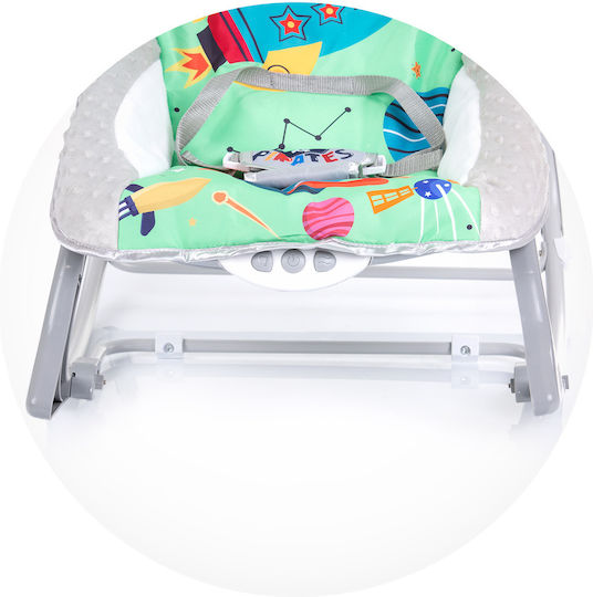 Chipolino Elektrisch Baby Relax Spa mit Musik und Vibration Grün für Kind bis 9kg
