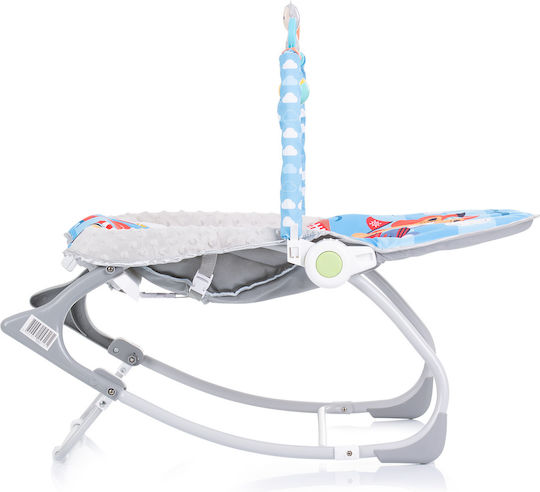Chipolino Elektrisch Baby Relax Spa mit Musik und Vibration Blau für Kind bis 9kg
