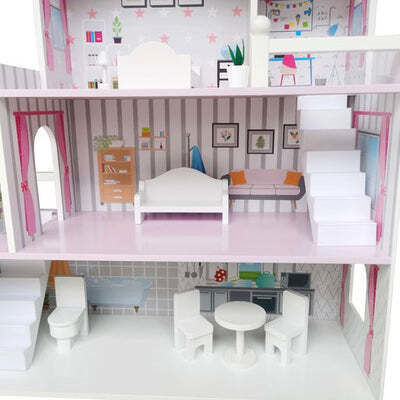 FreeOn Wooden Dollhouse