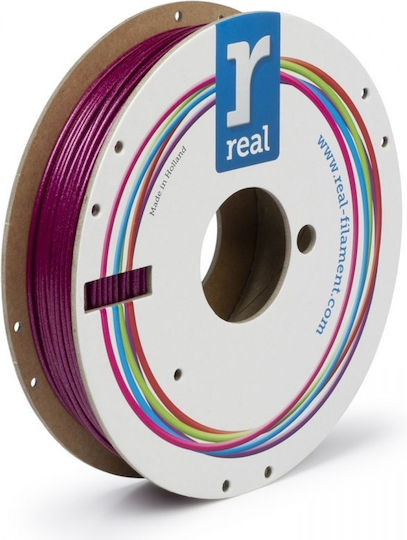 Real Filament PLA 3D Printer Filament 2.85mm Sparkle Topaz Purple 0.5kg 1τμχ (Spool)