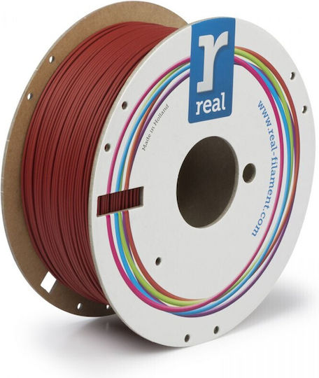 Real Filament PLA 3D Drucker Filament 2,85mm Dunkel Rote 1kg 1Stück Spule