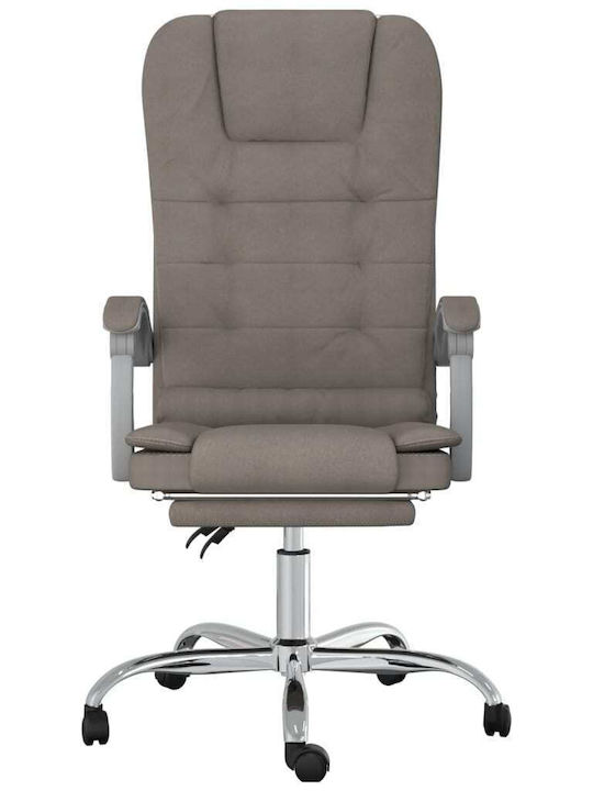 vidaXL Vdxl Scaun De Birou Cu Masaj Taupe