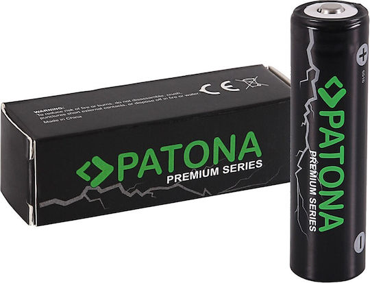 Patona Premium Series Επαναφορτιζόμενη Μπαταρία 18650 Li-ion 3350mAh 3.7V 1τμχ