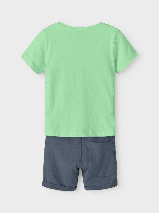 Kids' Set with Shorts Summer 2pcs Green