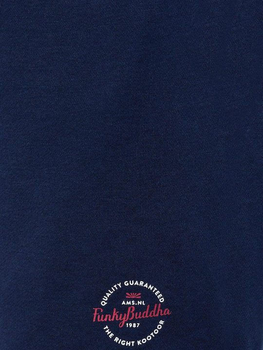 FBM007-05003 Men's Athletic Shorts Navy Blue