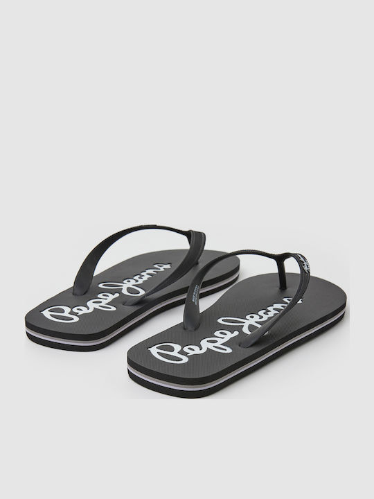 Bay Beach Men's Flip Flops Black
