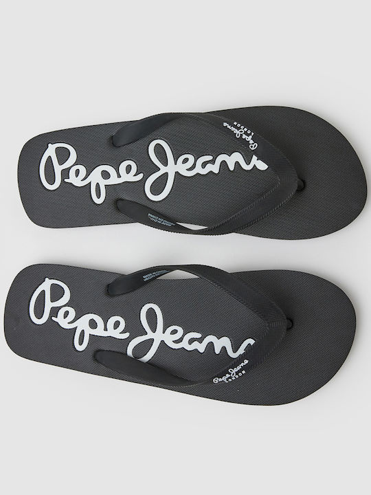 Pepe Jeans Herren-Flip-Flops Schwarz