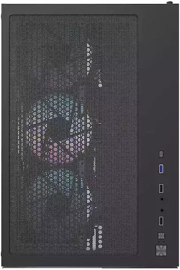 Darkflash C285 Gaming Midi Tower Κουτί Υπολογιστή με Πλαϊνό Παράθυρο Black