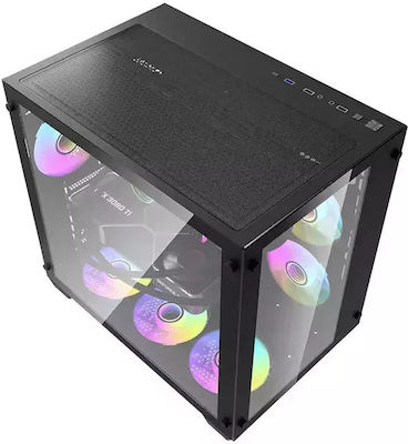 Darkflash C285 Gaming Midi-Turm Computergehäuse Black