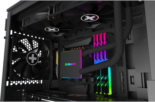 Xilence LiQuRizer LQ240PRO Υδρόψυξη AIO CPU με 2 Ανεμιστήρες 120mm και ARGB Φωτισμό