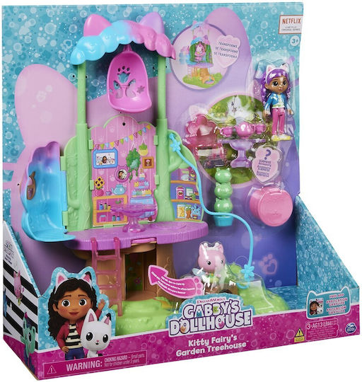 Spin Master Gabby's Dollhouse Kitty Fairy's Garden Treehouse
