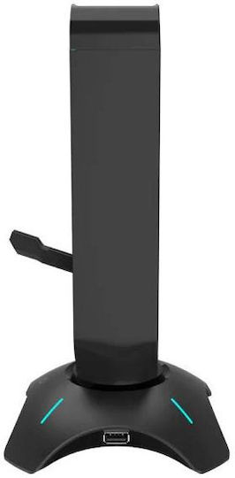 Canyon Mouse Bungee 3 в 1 Стойка за Слушалки Бънджи и USB 2.0 Хъб Черен