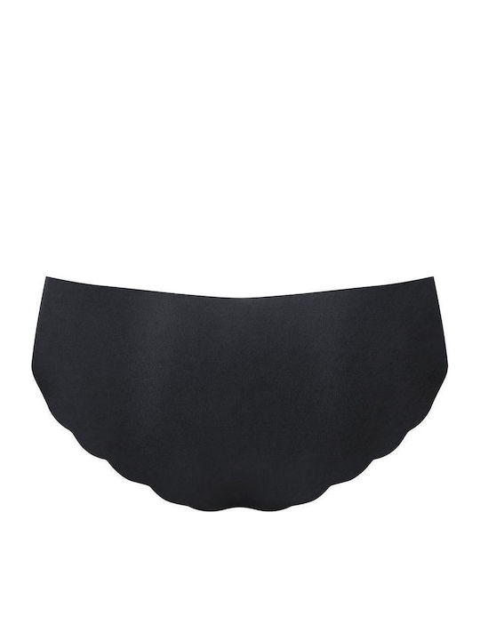 Γυναικεία String 2Pack χωρίς Ραφές Μαύρο
