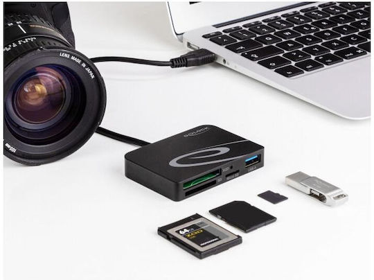 DeLock Card Reader USB 3.0 για SD/microSD/XQD