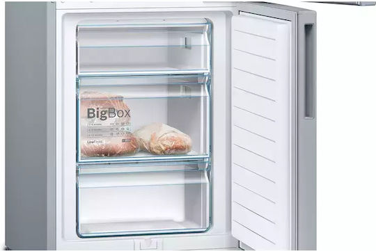Bosch Combină frigorifică 343lt Î201xL60xA65cm. Inox KGV39VLEA
