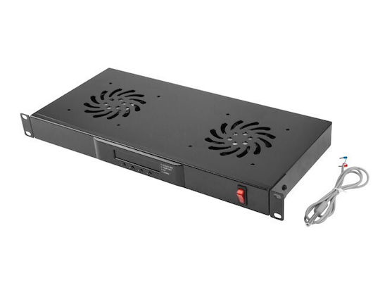 Lanberg Rack Fan AK-1502-B 1 Piece
