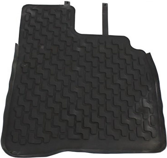 Set of Front and Rear Mats 4pcs Tray Type for Mercedes-Benz S 2005-2013 Black