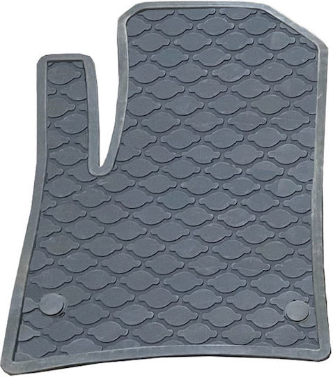 Set of Front and Rear Mats 3pcs Tray Type for Volkswagen Touareg Porsche Cayenne Gray