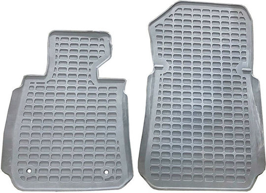Set of Front and Rear Mats 4pcs Tray Type for BMW E90 2005-2011 Gray