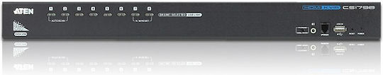 Aten CS1798 KVM & Data Switch με Audio / USB