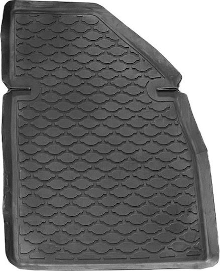 Set of Front and Rear Mats 4pcs Tray Type for Nissan Tiida 2006-2012 Black
