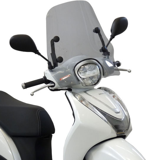 Fabbri Motorcycle Windshield & Windscreen Tinted Visor for Honda SH 125 2021 3403/LS