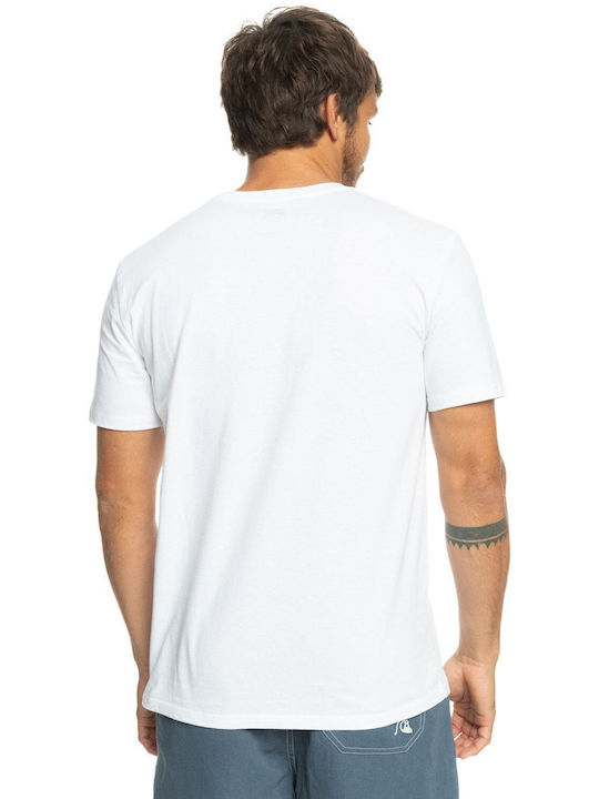 Quiksilver In Circles Ανδρικό T-shirt Λευκό