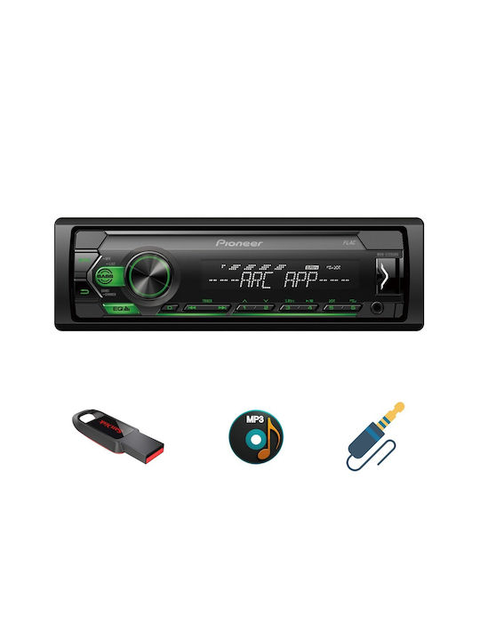 Pioneer Ηχοσύστημα Αυτοκινήτου 1DIN (USB) με Αποσπώμενη Πρόσοψη
