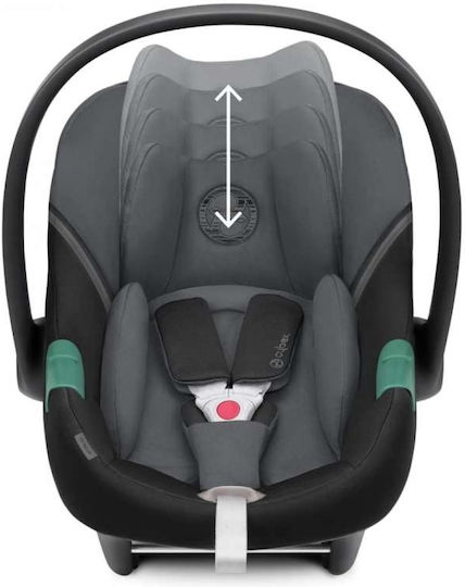Cybex Aton S2 Baby Car Seat i-Size Monument Grey 0-13 kg